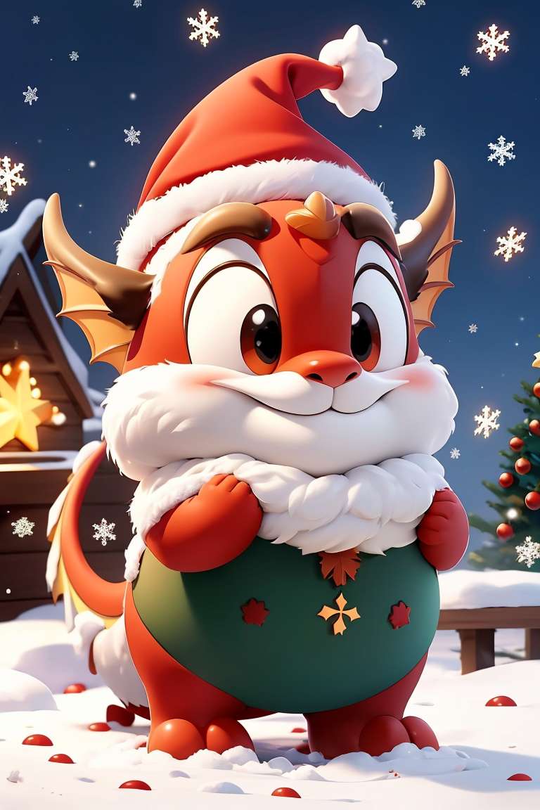 394129-2238289592-instant christmas, disney pixar style, cute adorable red dragon, outside in the snow.png